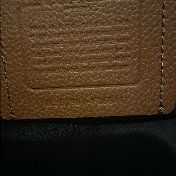 Coach Hudson Brown Leather Backpack - Picture 6 of 6